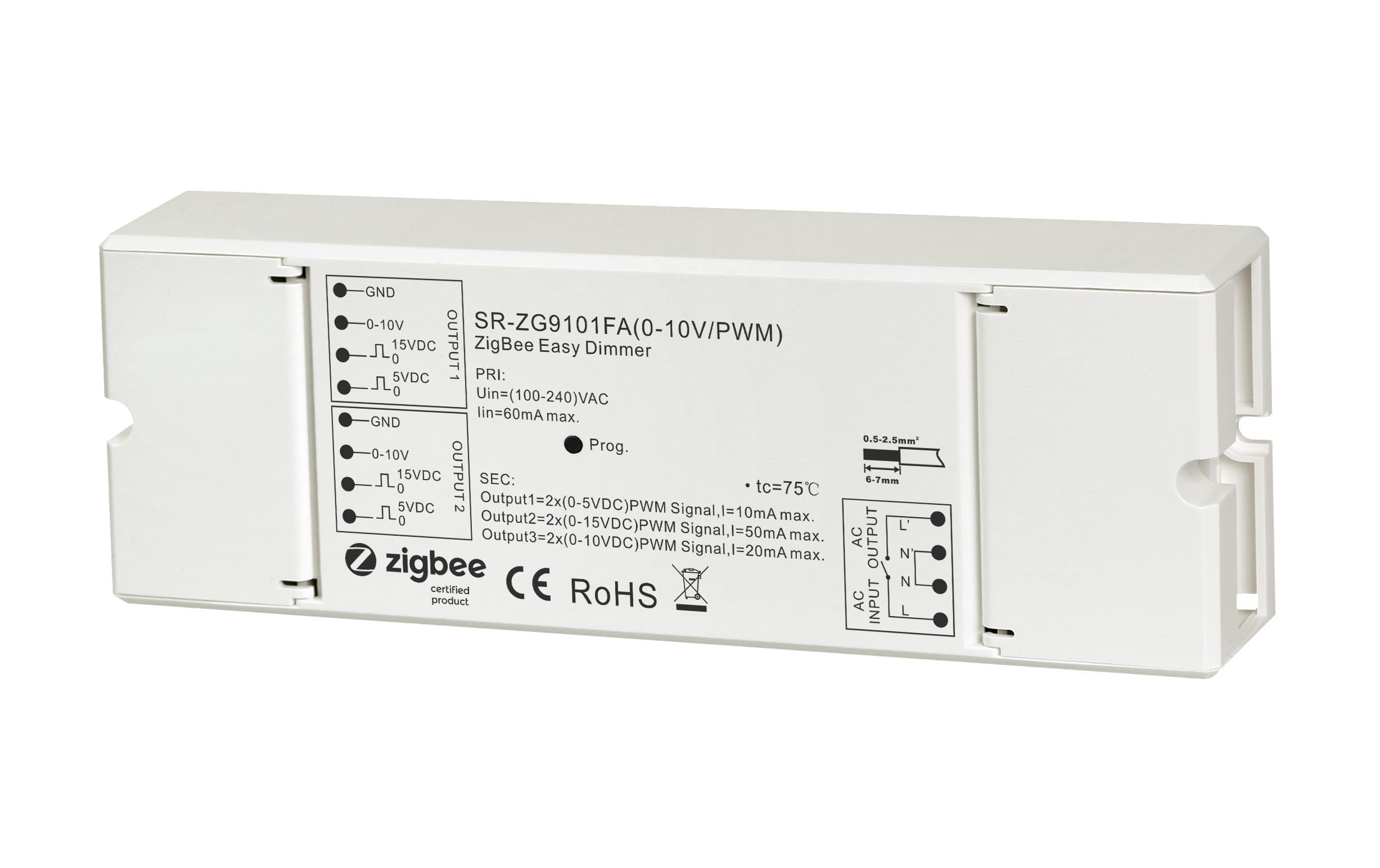 Sunricher Zigbee 3.0 0-10V/PWM Dimmer