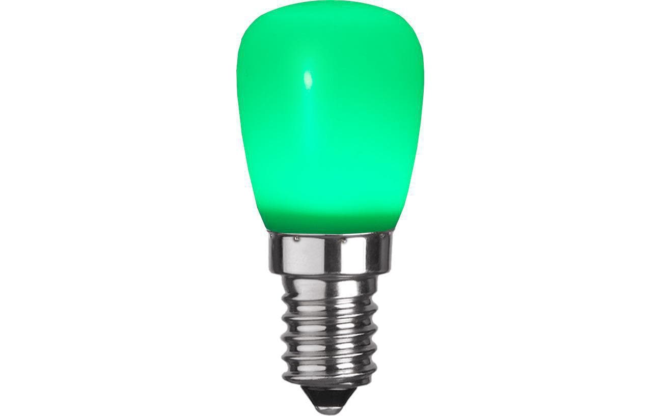 LED Lampe E14 ST26 Grün
