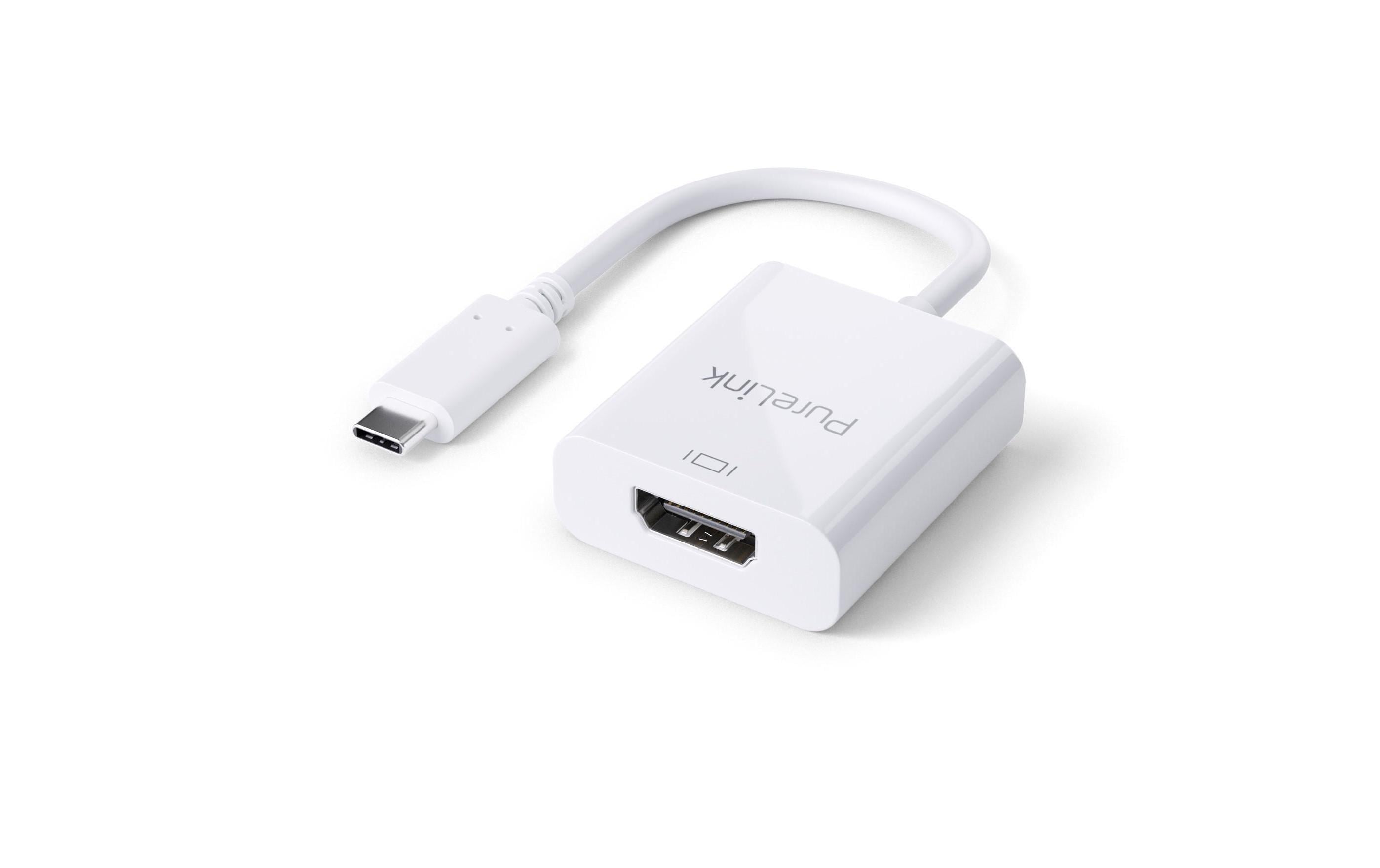 PureLink Adapter USB-C - HDMI 2.0 Weiss