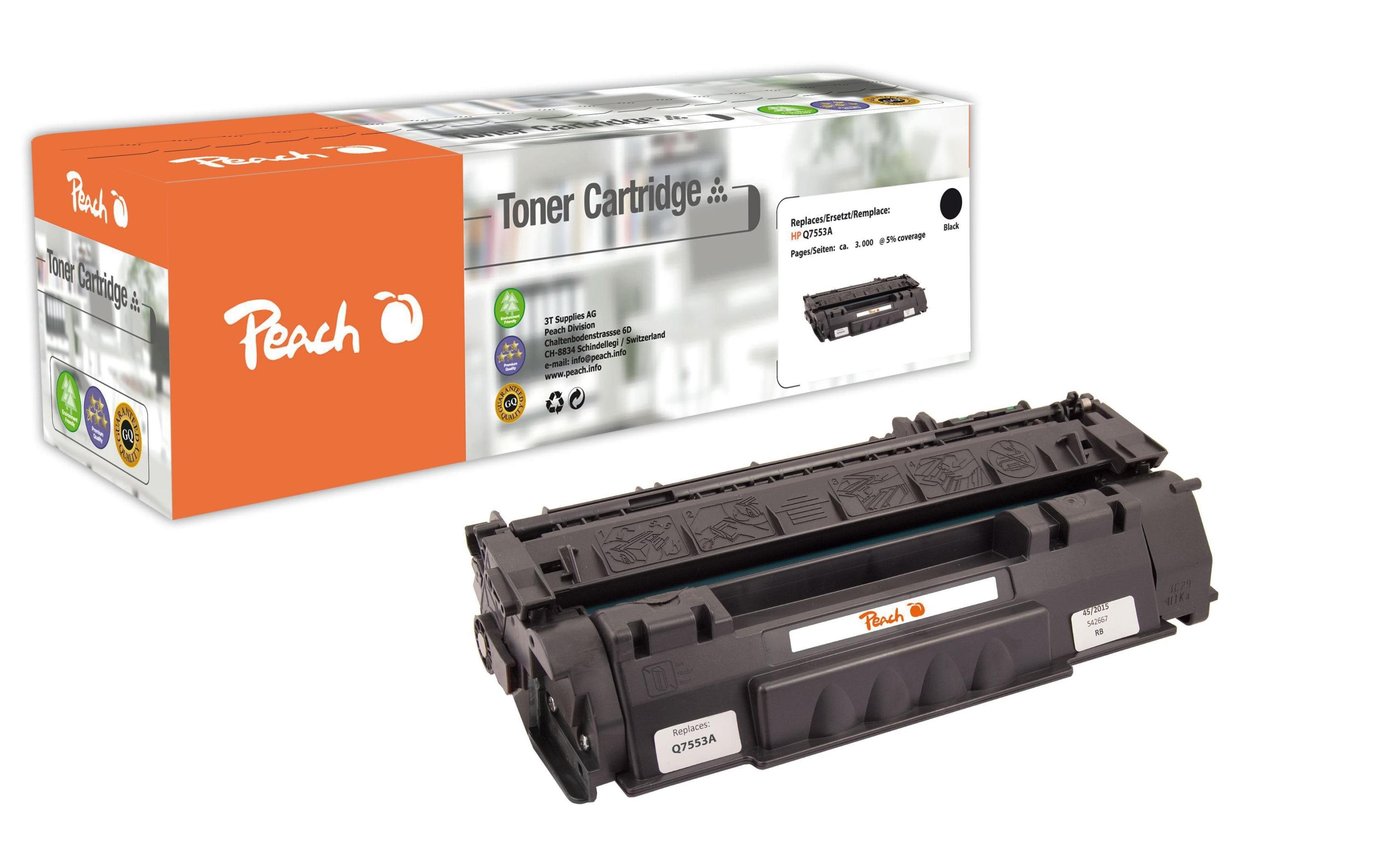 Peach Toner HP Q7553A, No 53A