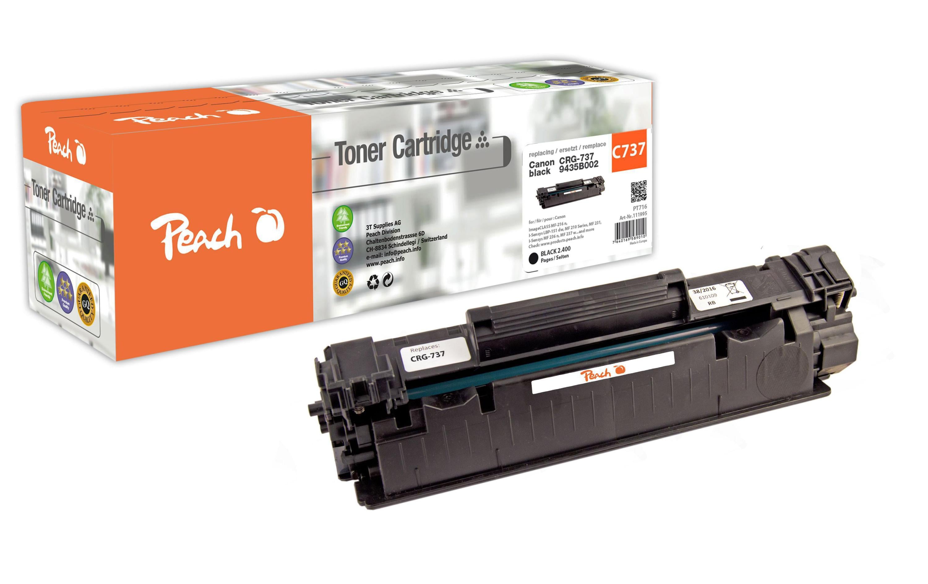 Peach Toner Canon 9435B002, CRG-737
