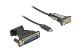 Delock Adapter USB TypeC zu Seriell,