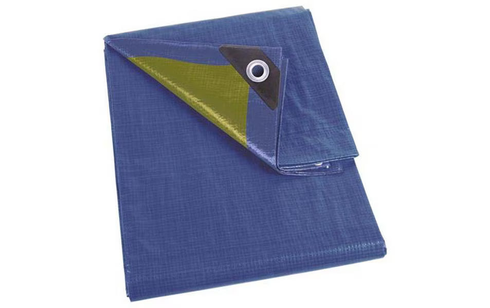 ABDECKPLANE - BLAU/KHAKI - STARK