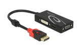Displayport 1.2 zu HDMI/VGA/DVI Adapter, 4K