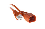 Anschlusskabel C14 / C5 2.0 m orange