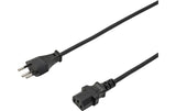 Netzkabel 250V/10A: 10 Meter Schwarz