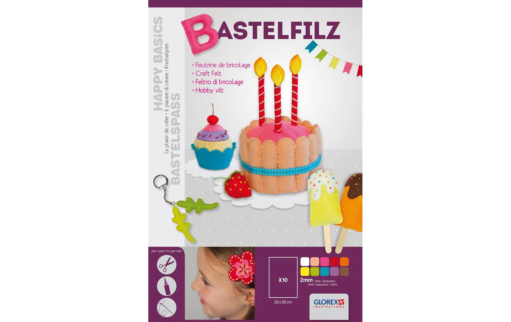 Glorex Bastelfilz 2 mm / 250 g/m2