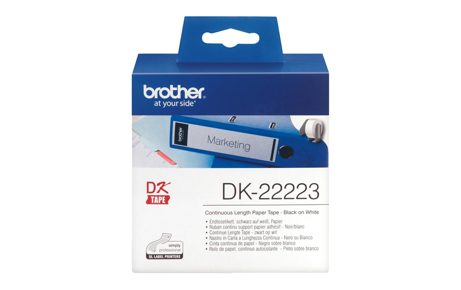 Brother P-touch DK-22223 Endlos-Etiketten
