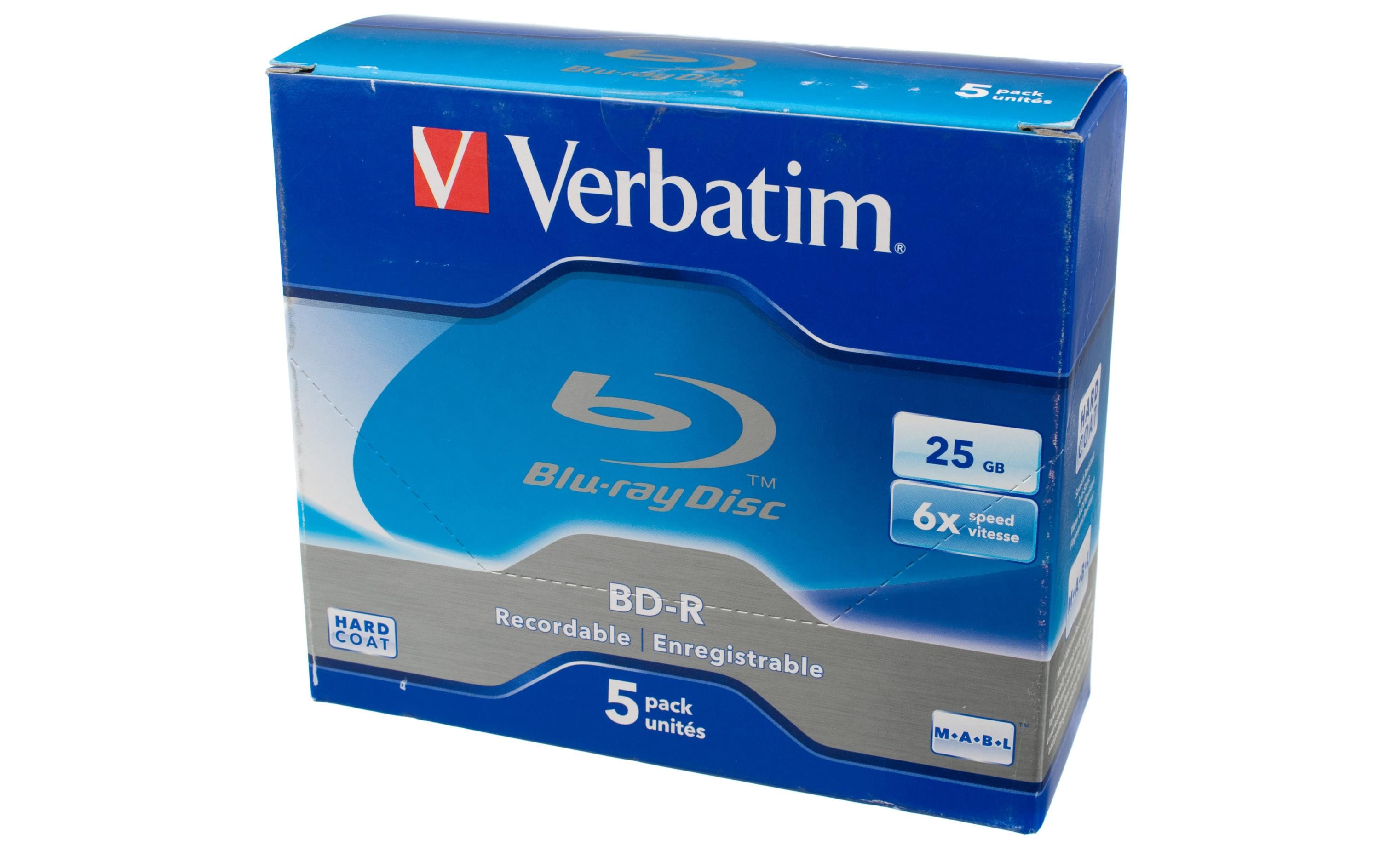Verbatim BD-R 6x Single Layer 25GB 5-Pck.