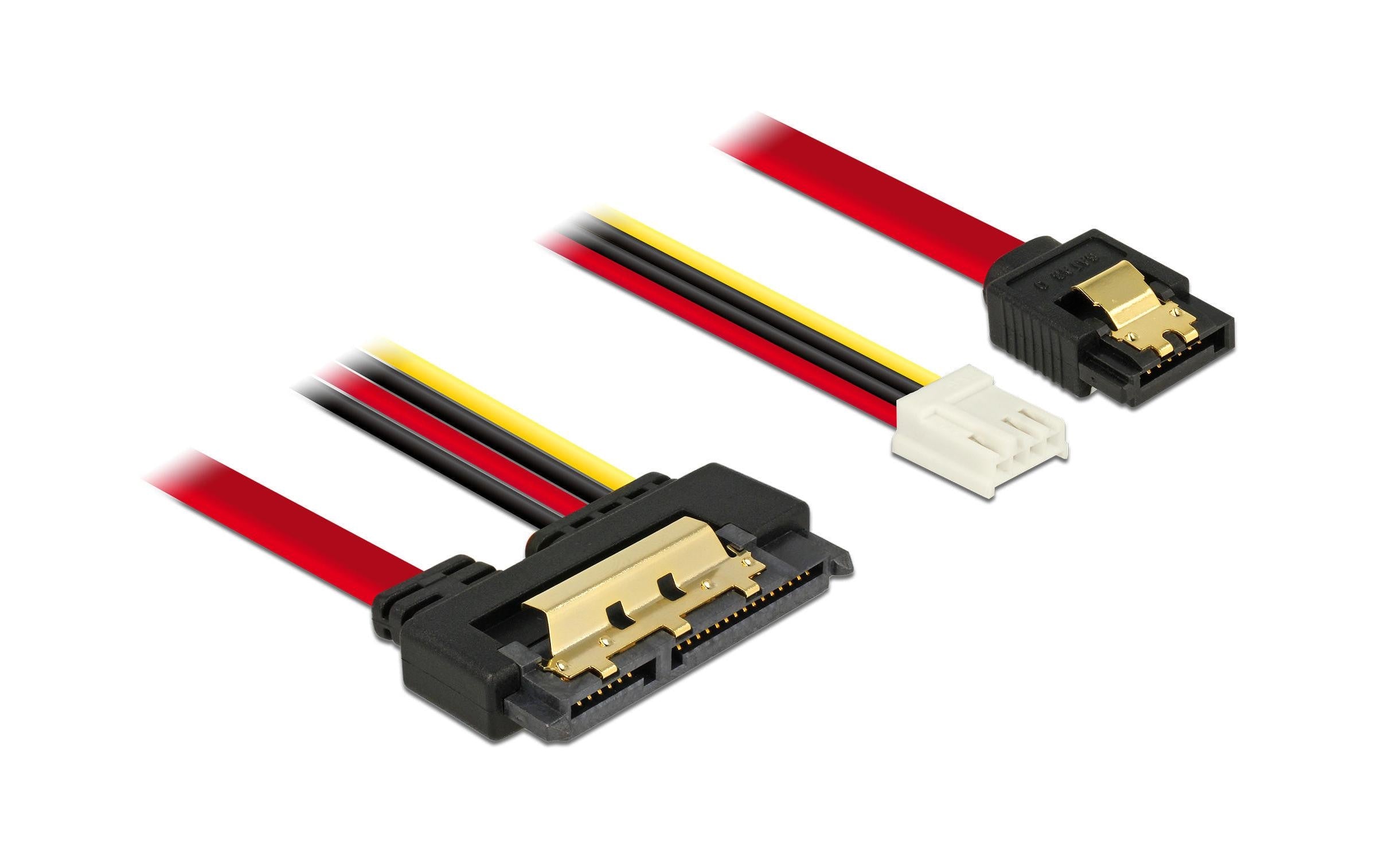 Delock SATA Kabel & Floppy Buchse, 30cm