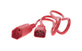 Verlängerungs-Netzkabel 0.3 m C14 / T13