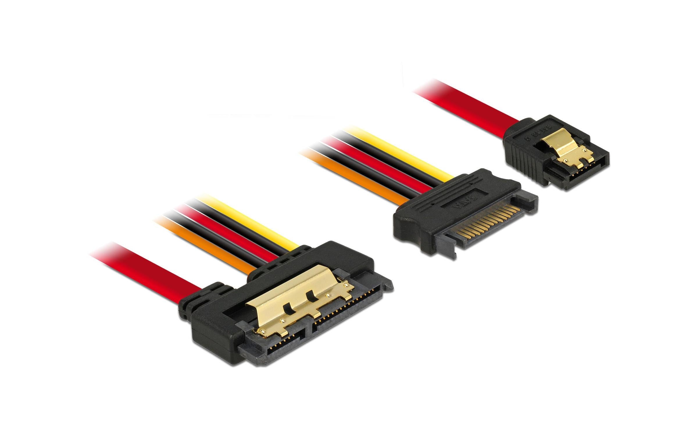 Delock SATA Kabel & SATA Strom, 30cm