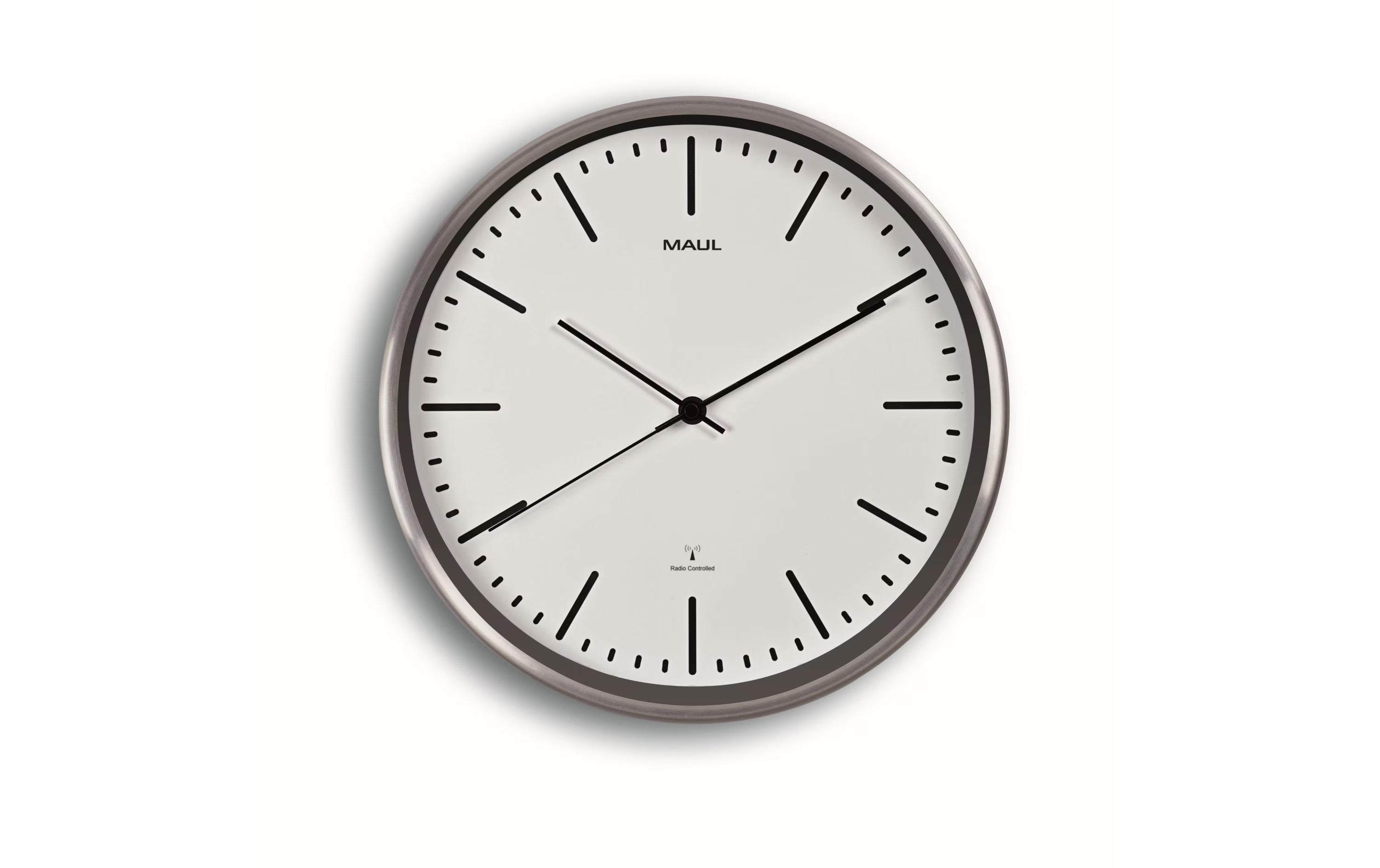 Maul, Wanduhr MAULfly Ø 30 cm Silber/Weiss