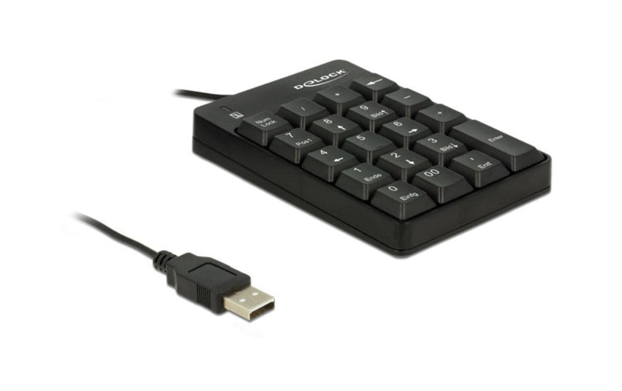 Delock 12481 USB Nummernblock 19 Tasten,