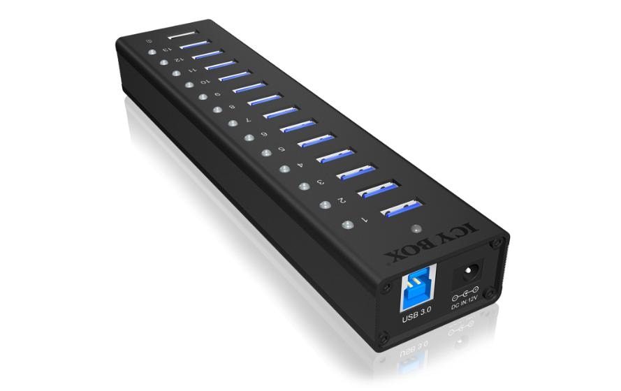 ICY BOX IB-AC6113, 13x USB3.0 Hub,