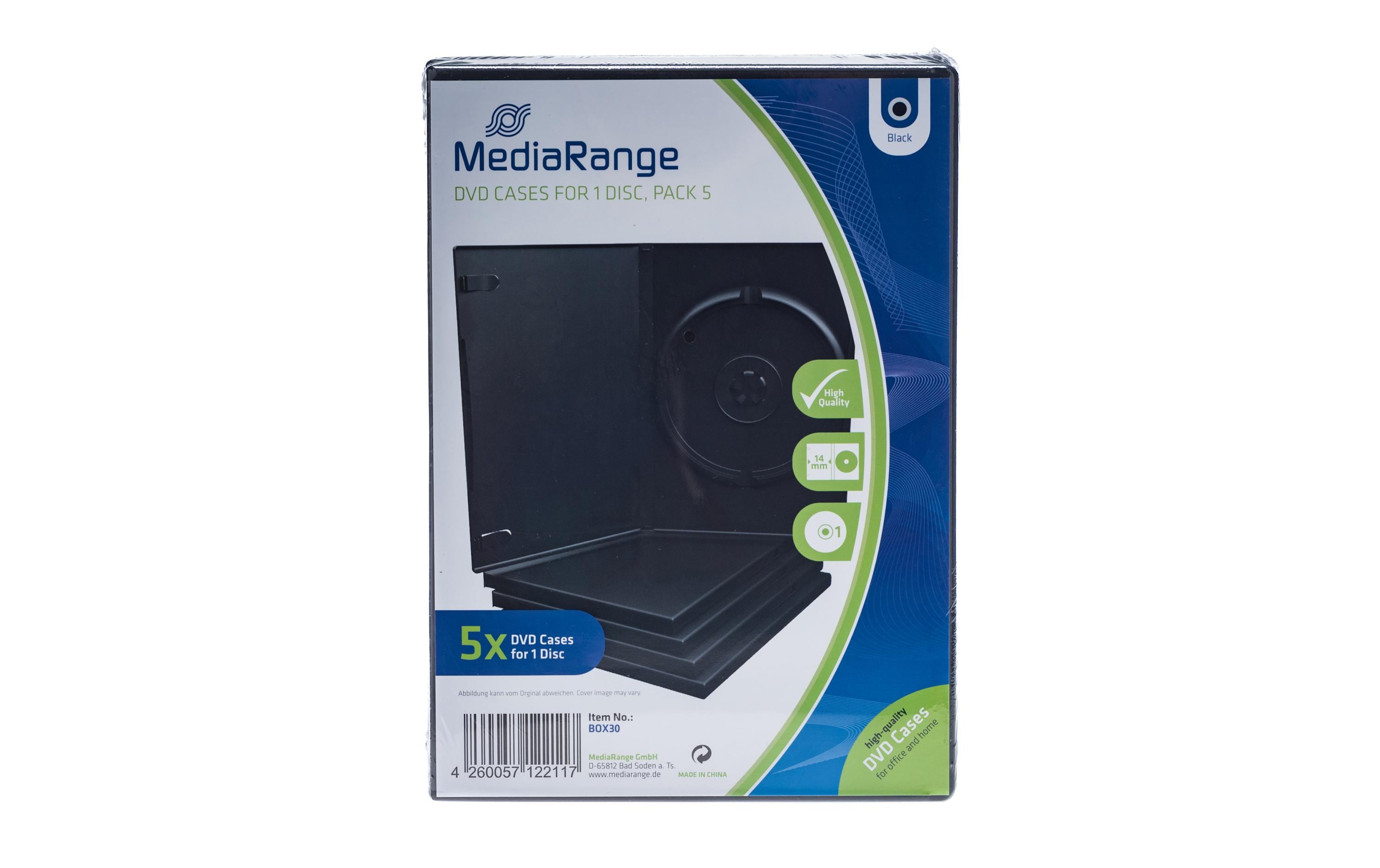 DVD Ersatzhüllen, für 1 DVD-Medium, 5 Stück