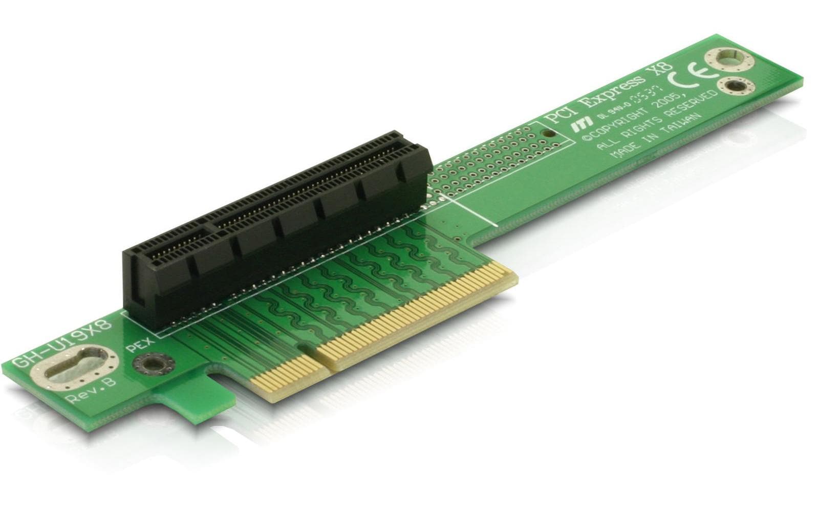 Delock PCI-Express Riserkarte, x8 zu x8