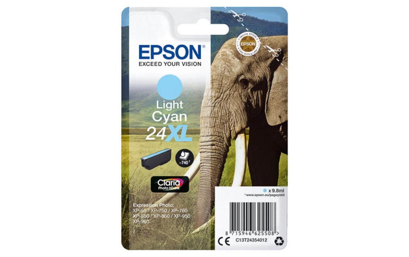 Tinte Epson C13T24354012, 24XL, light cyan