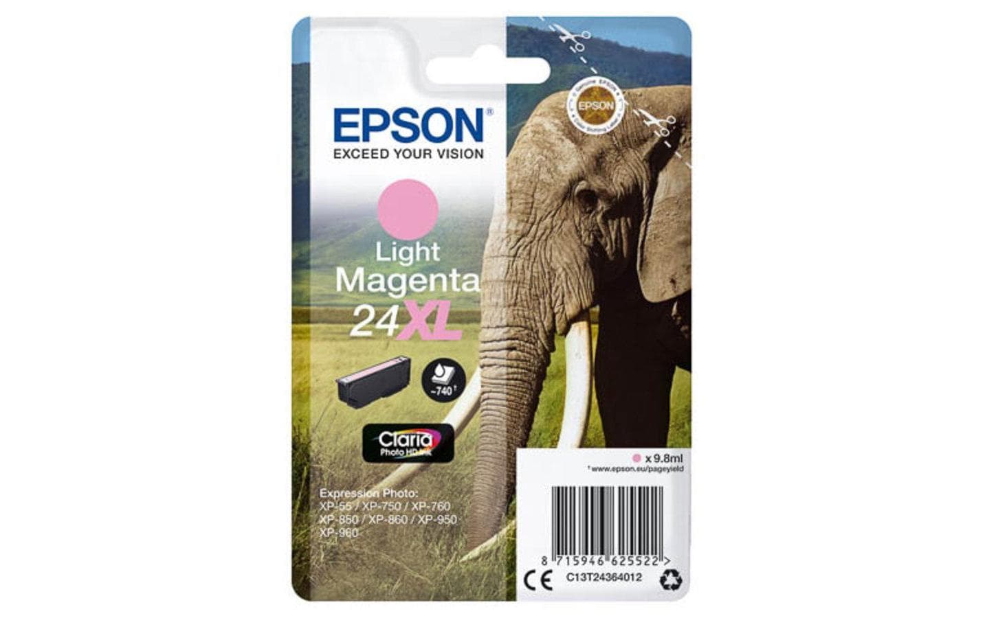 Tinte Epson C13T24364012, 24XL, light mage
