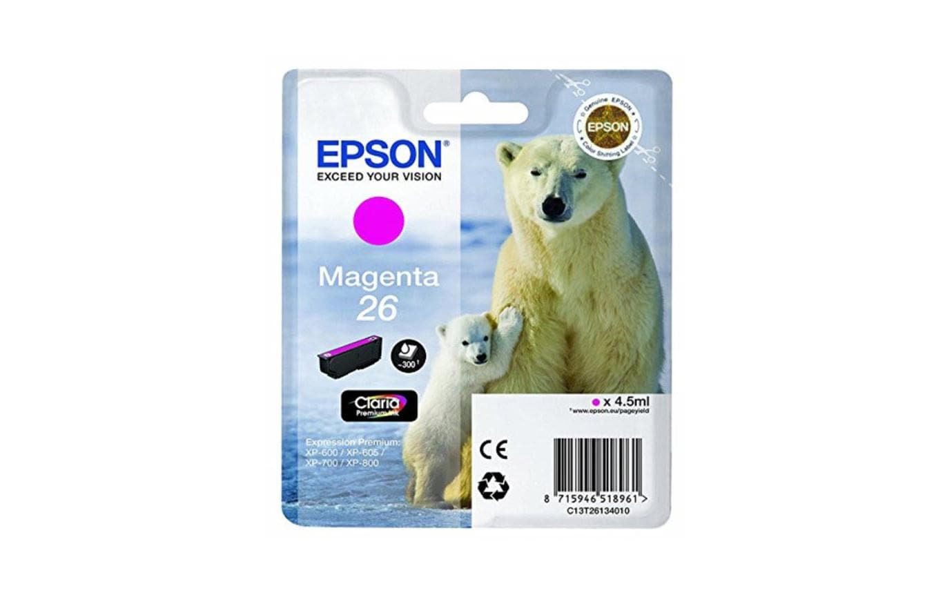 Tinte Epson C13T26134012, magenta, 4.5ml
