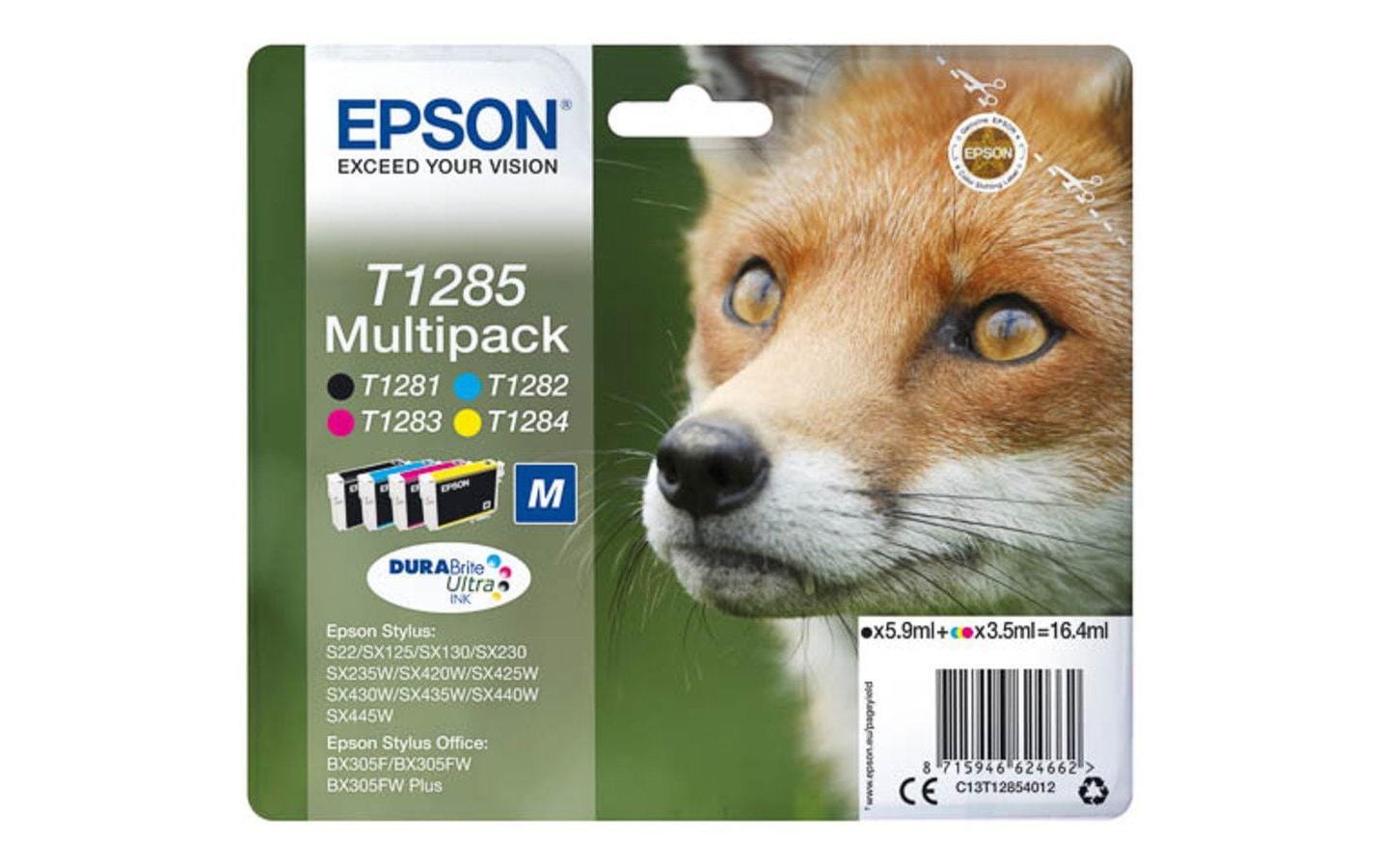 Tinte Epson C13T12854012, Multipack BYMC