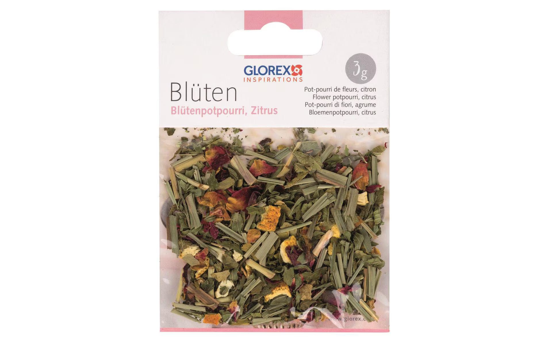 Glorex Blüten Potpourri Zitrus