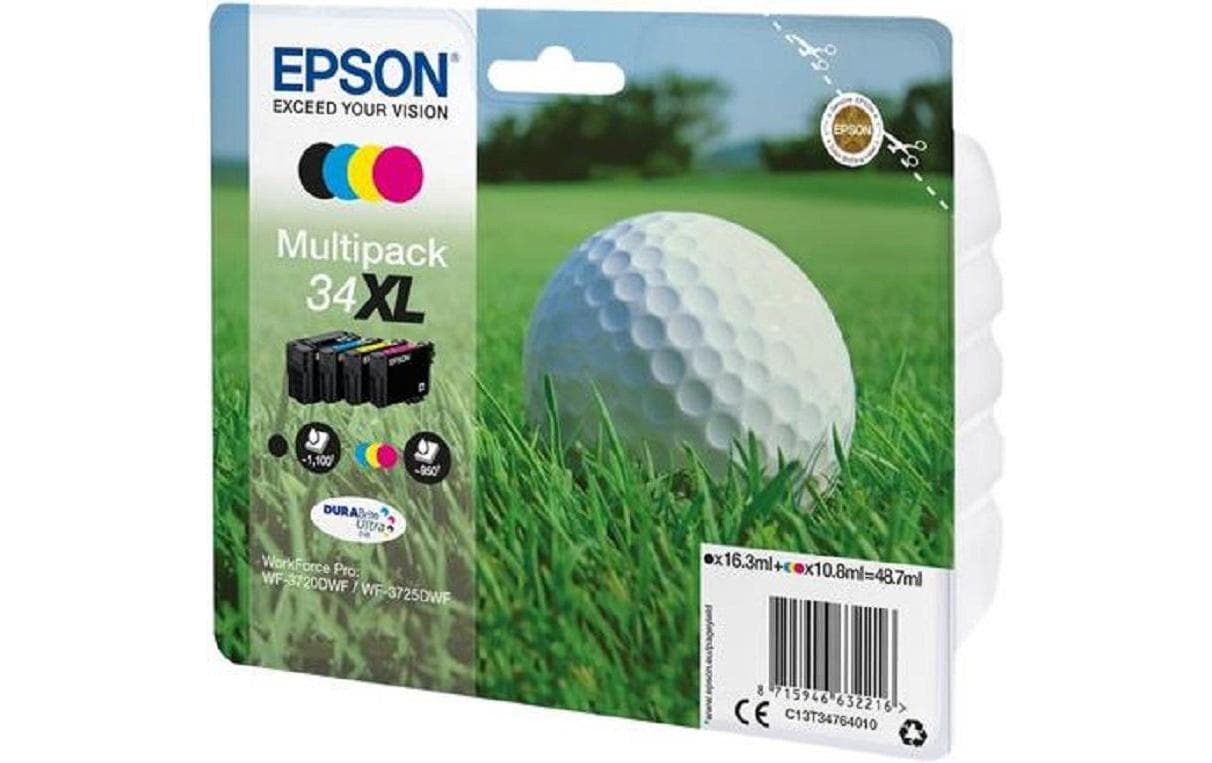 Tinte Epson T34764010, multipack c/m/y/bk
