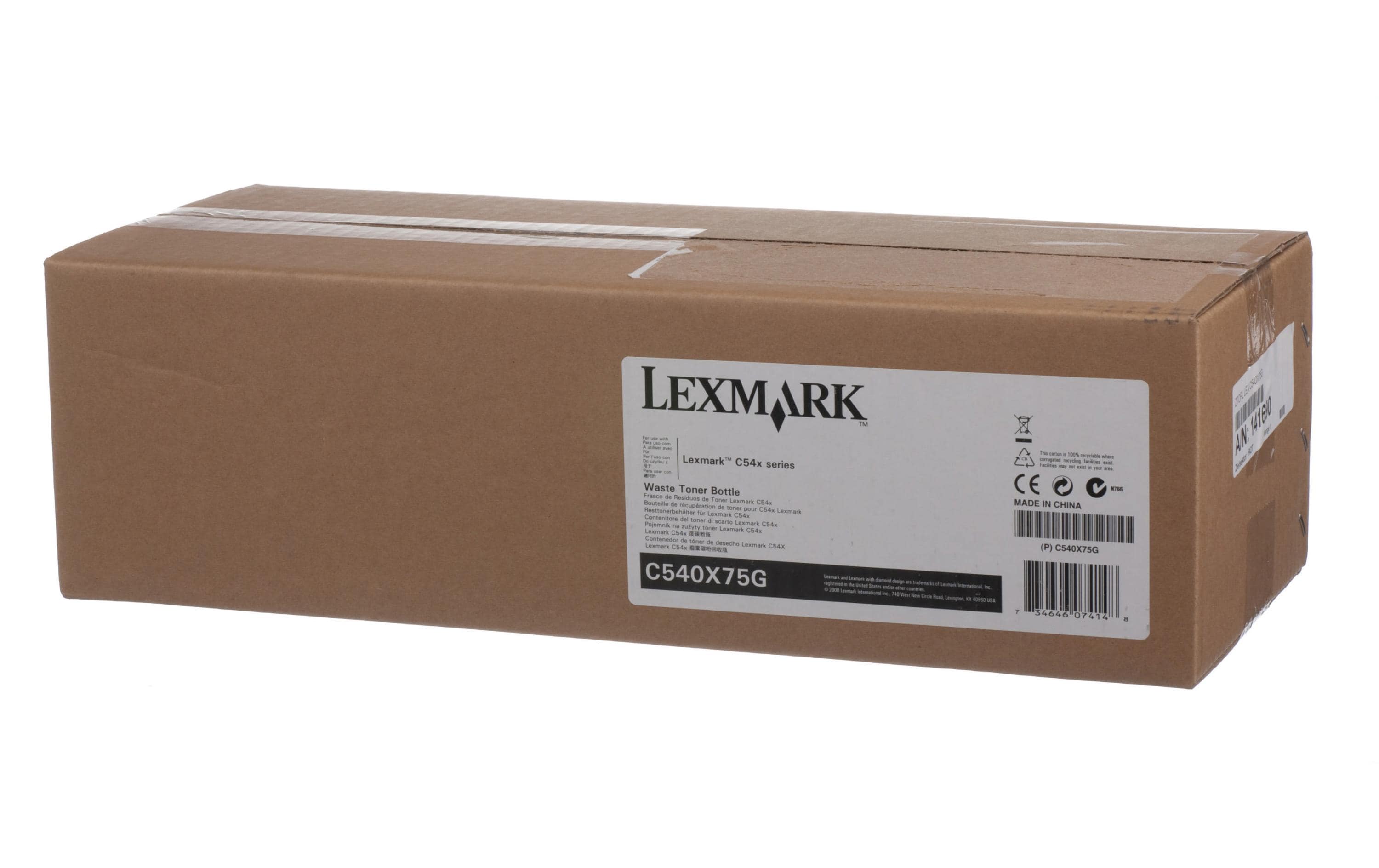 Resttonerbehälter Lexmark C540X75G, 18000S.