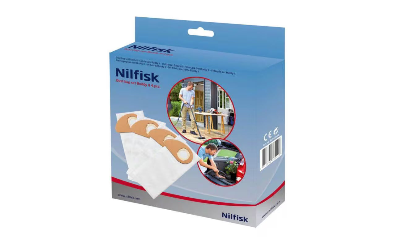 Nilfisk Staubbeutel Vlies (4 Stk.) BUDDY II