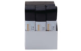 GOLDINA, Satinband 25 mm x 3 m, Schwarz, 1