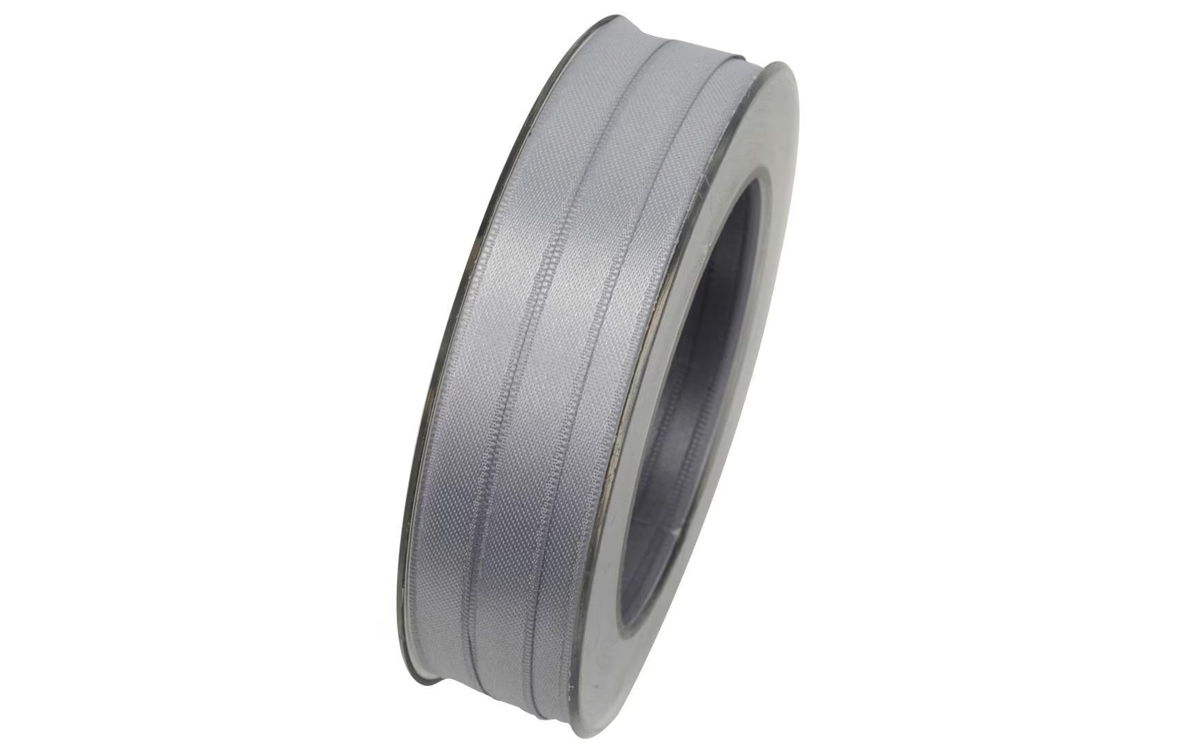 GOLDINA, Satinband 10 mm x 25 m, Silber, 1