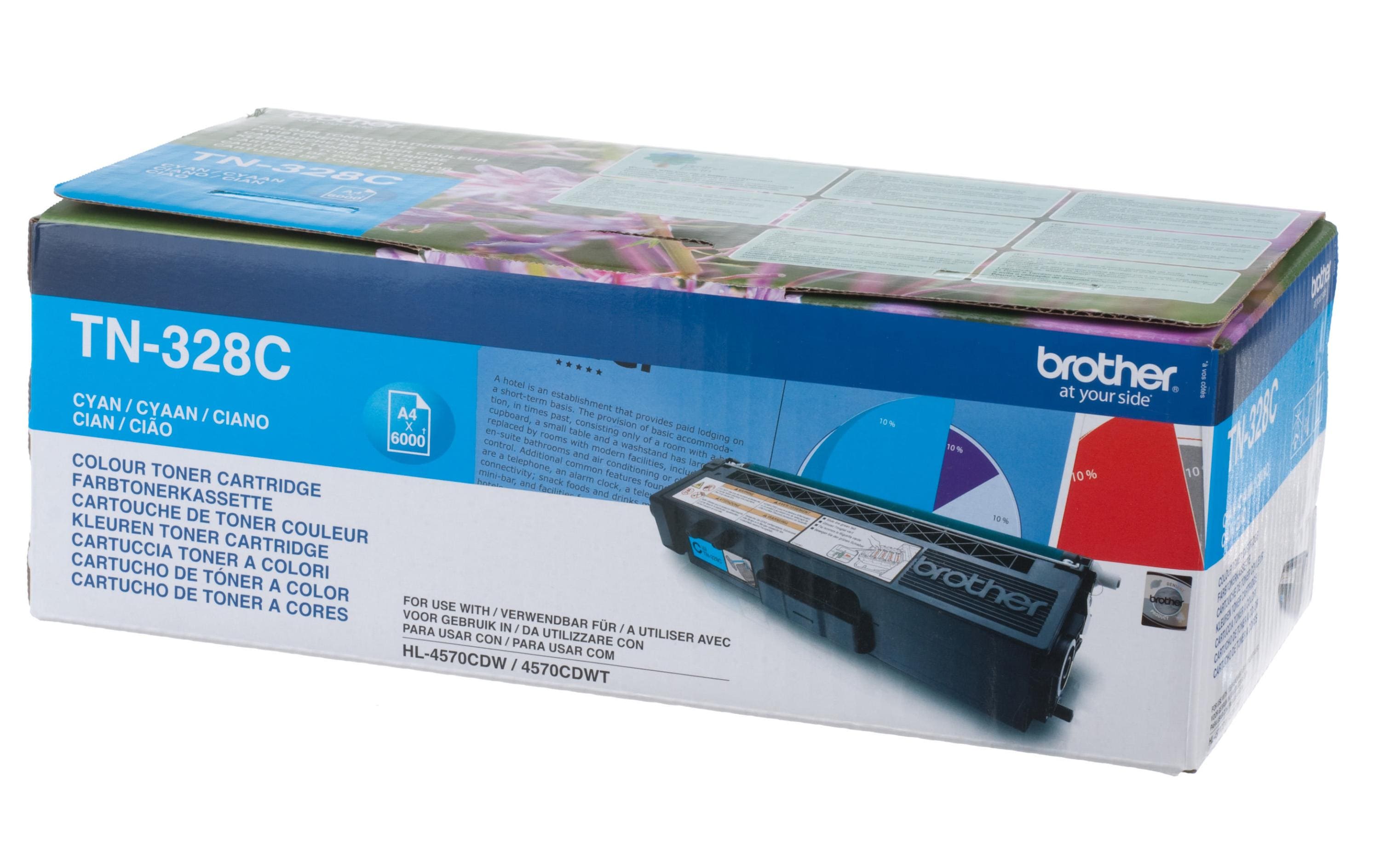 Toner Brother TN-328C Cyan