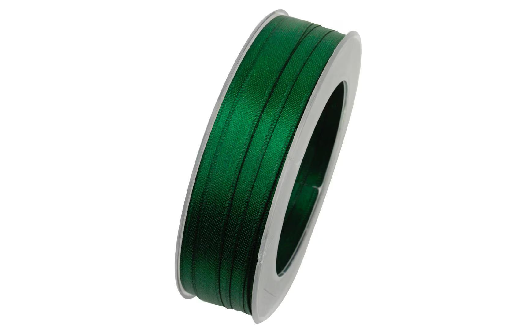 GOLDINA, Satinband 10 mm x 25 m, Dunkelgrün