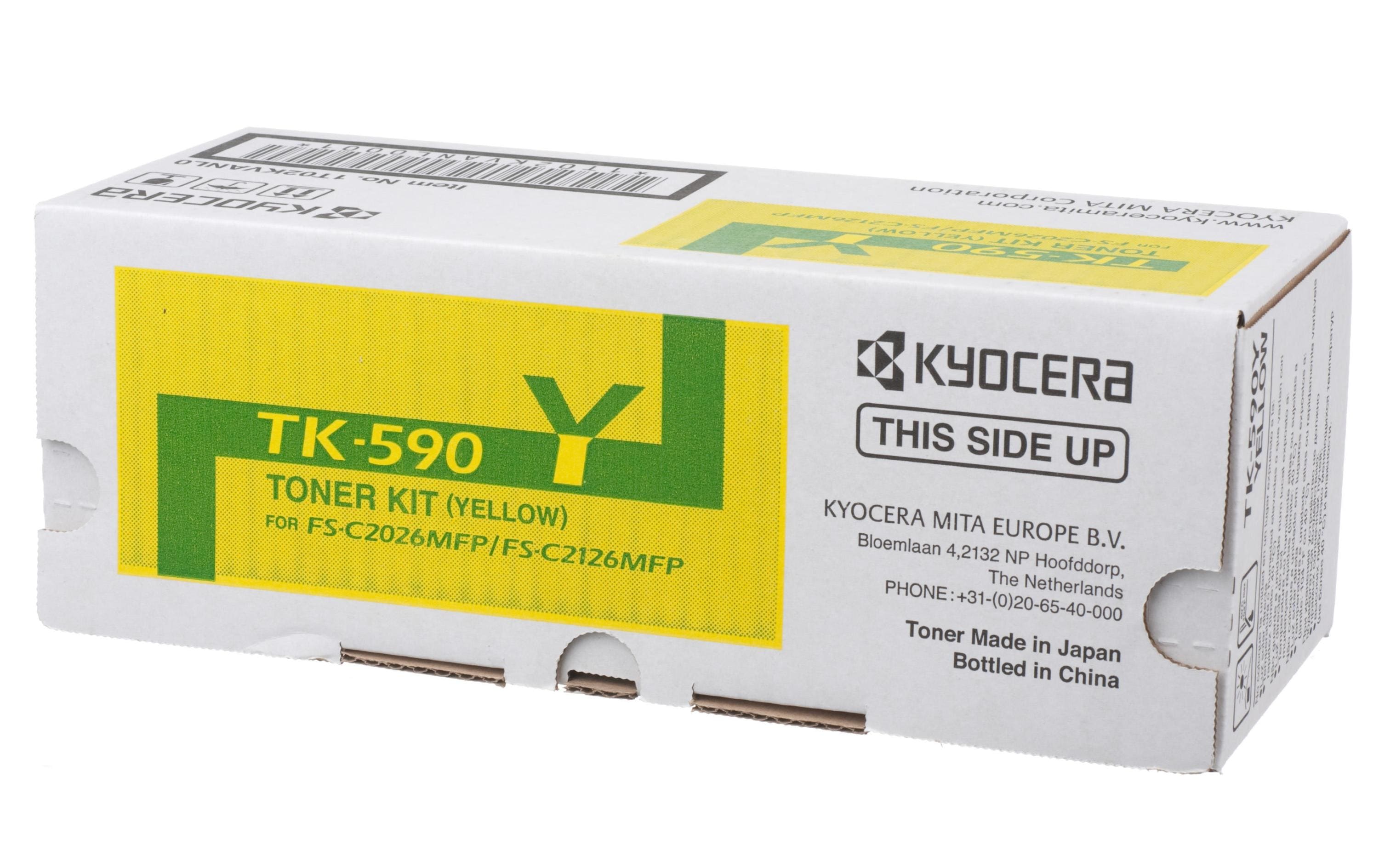 Toner Kyocera TK-590Y, zu FS-C2026/2126MFP