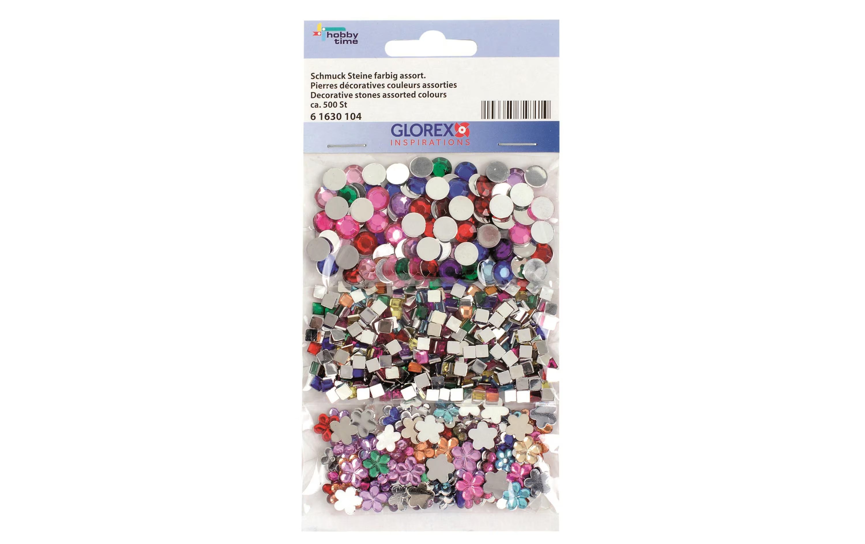 Glorex Schmucksteine sortiert