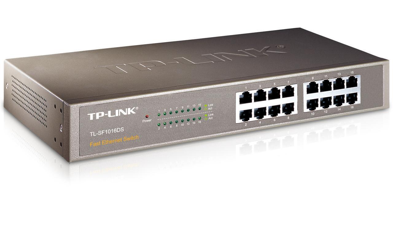 TP-Link TL-SF1016DS: 16Port Switch, 100Mbps