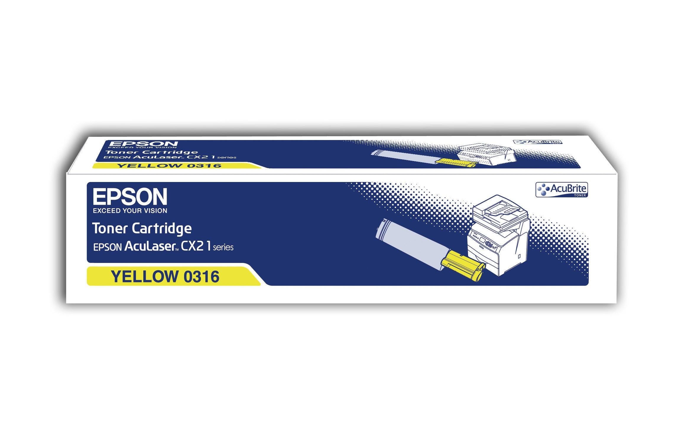 Toner Epson S050316, yellow