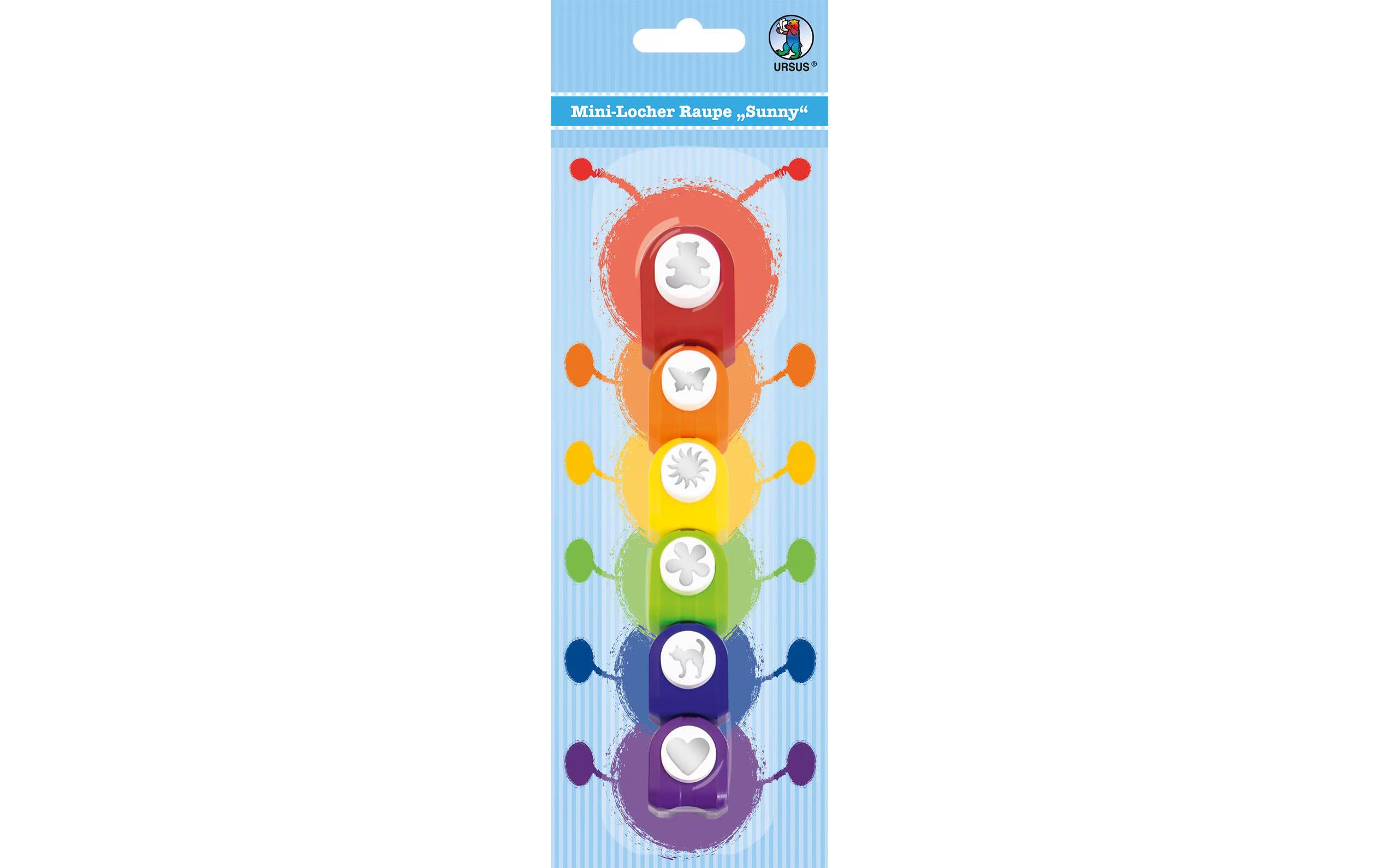 URSUS Motivlocher Raupe Sunny Set