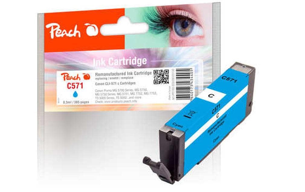 Peach Tinte Canon PGI-571 Cyan