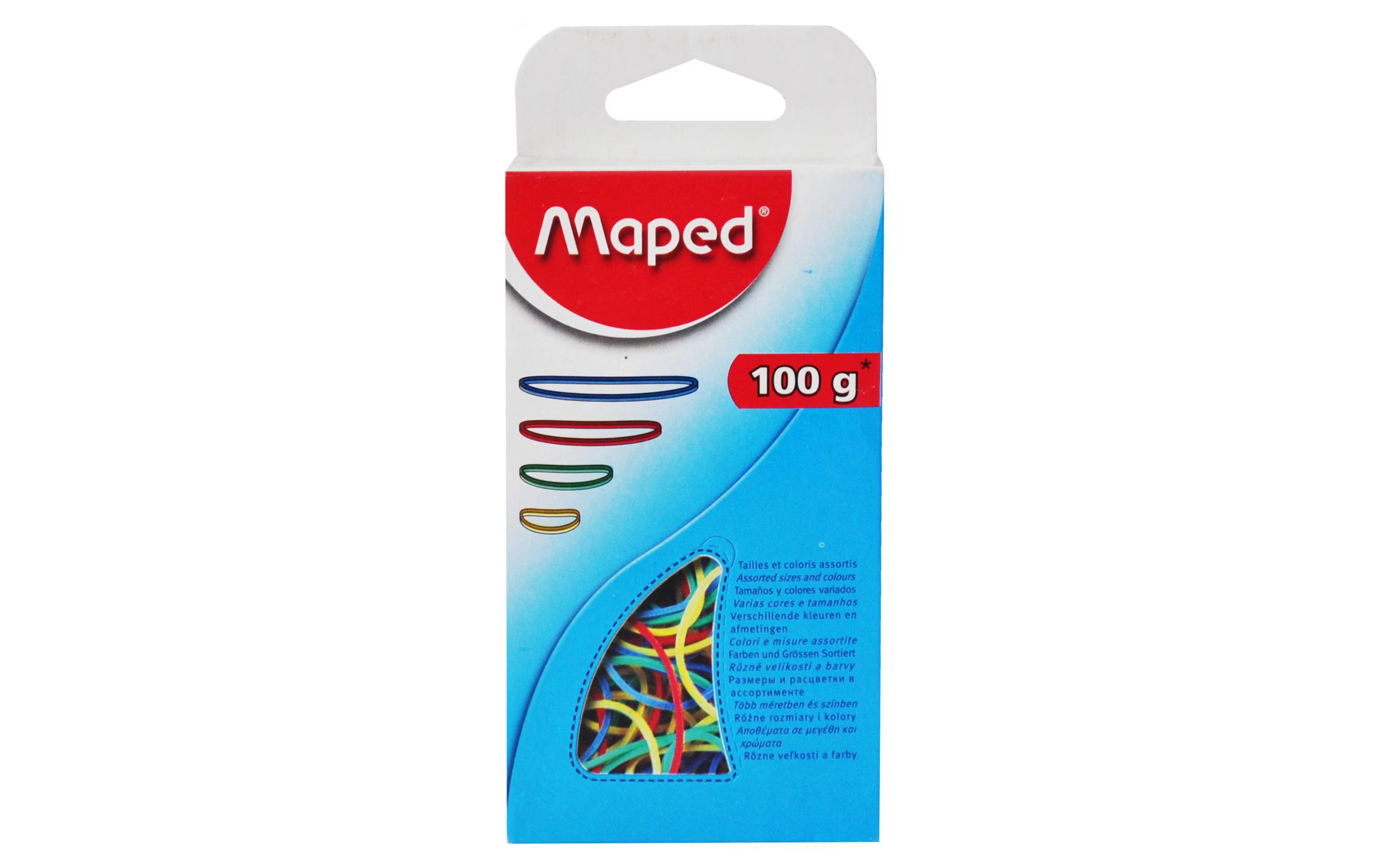 Maped Gummiringe 100g farbig