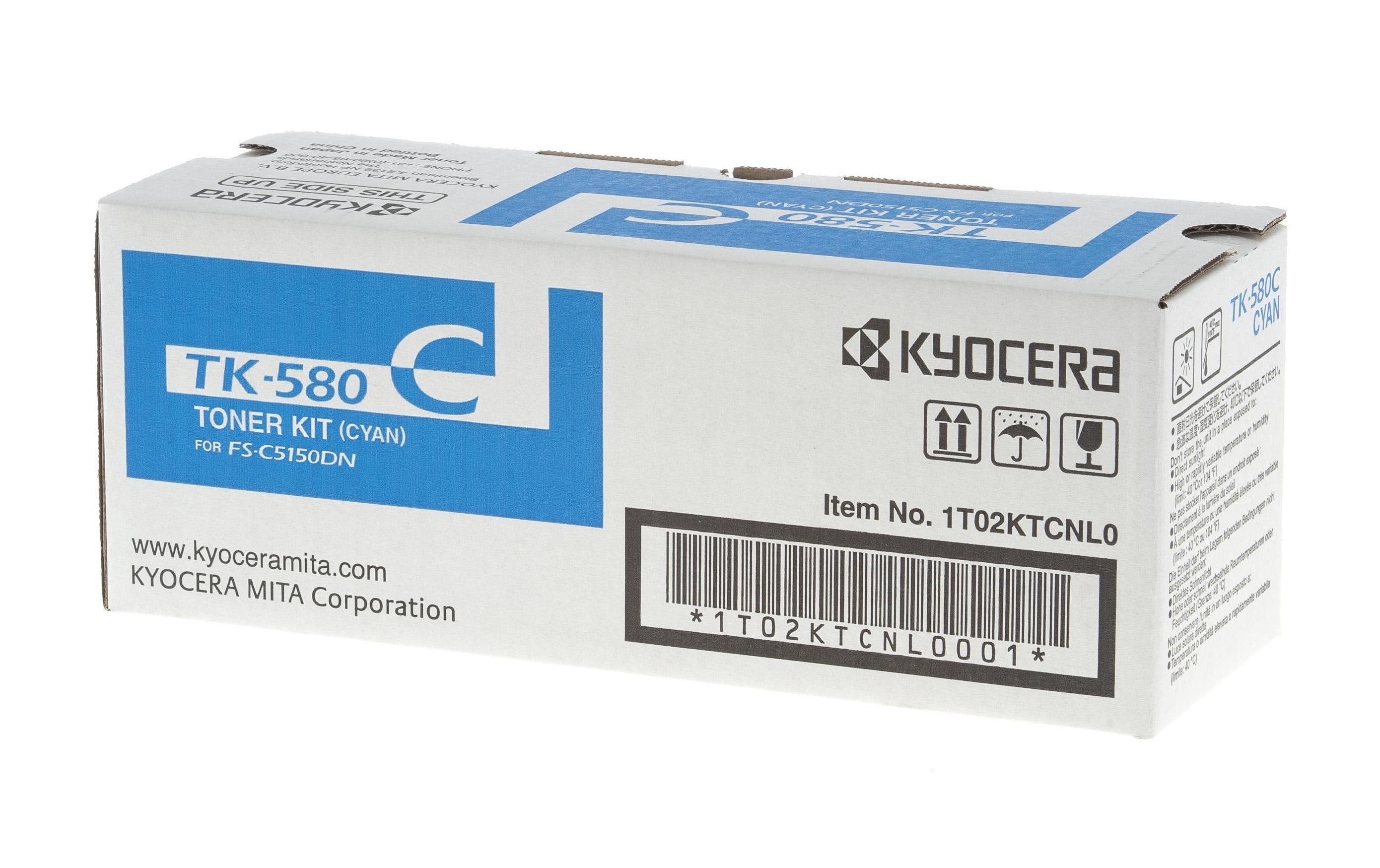 Toner Kyocera TK-580C, zu FS-C5150DN