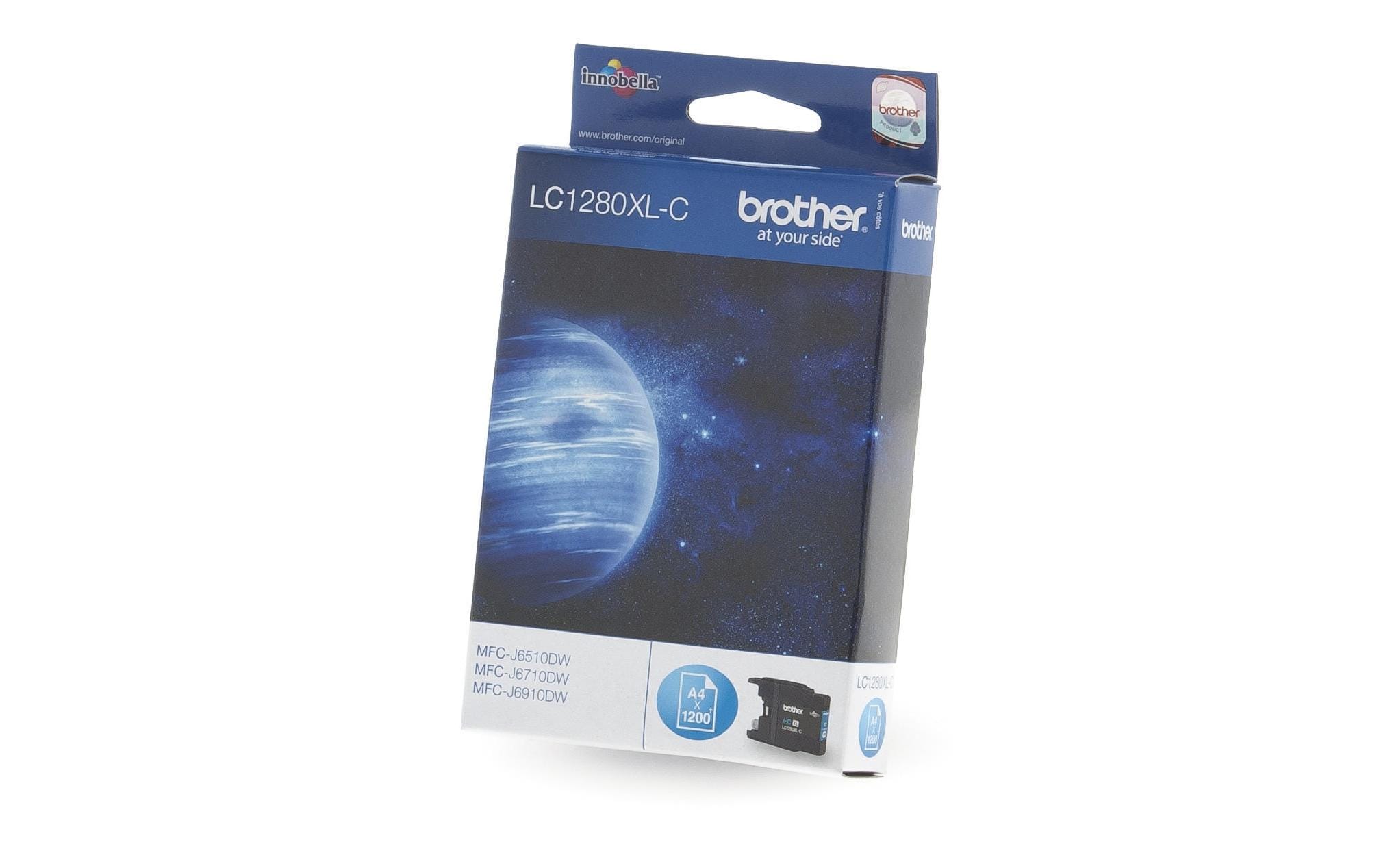 Tinte Brother LC-1280XLC, cyan
