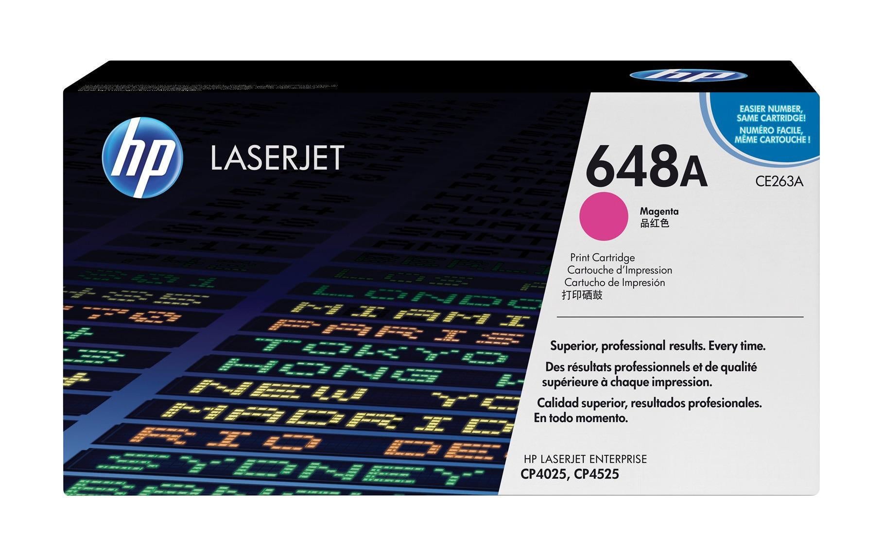 HP, Toner Nr. 648A (CE263A) Magenta
