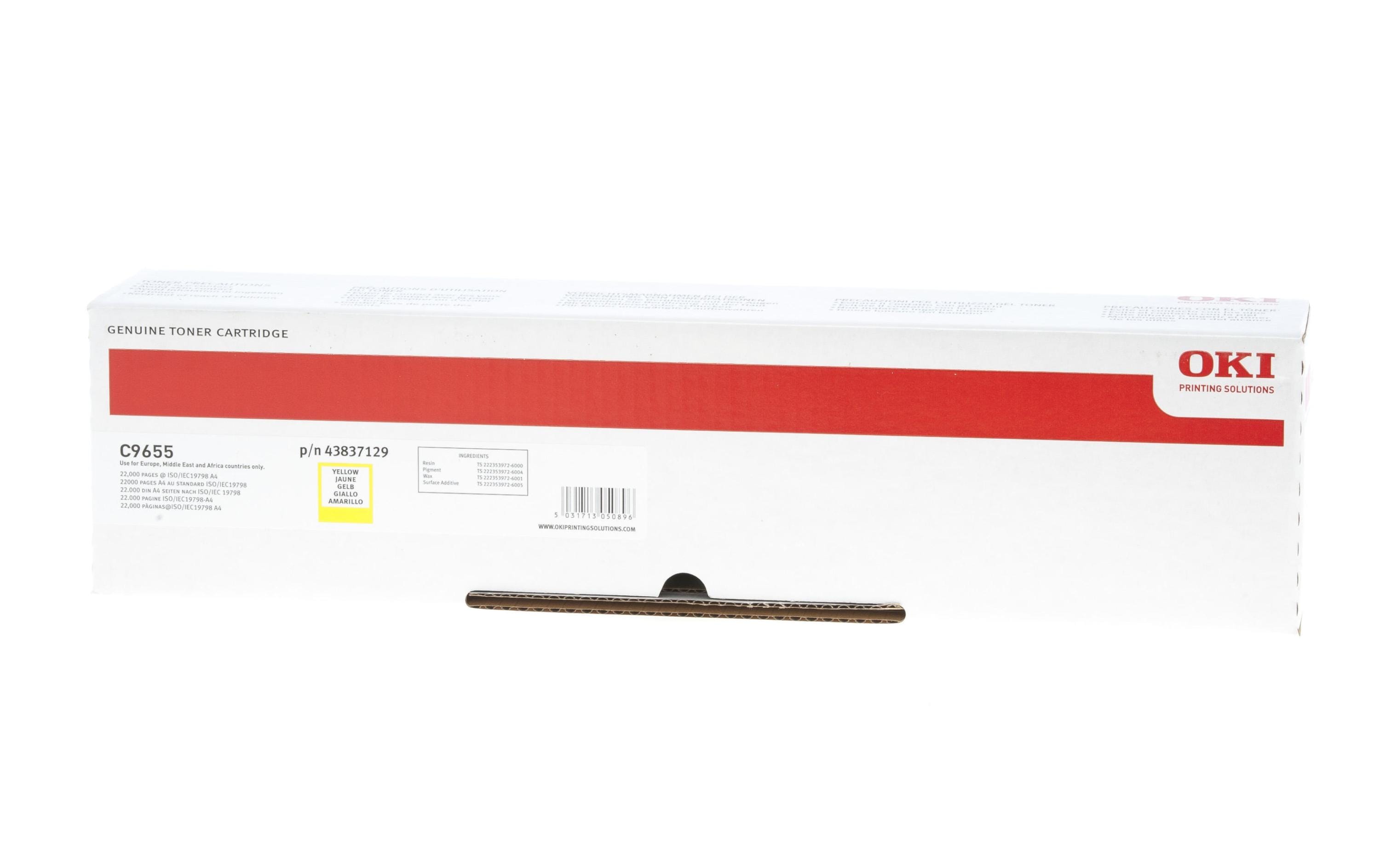 Toner zu OKI C9655 yellow