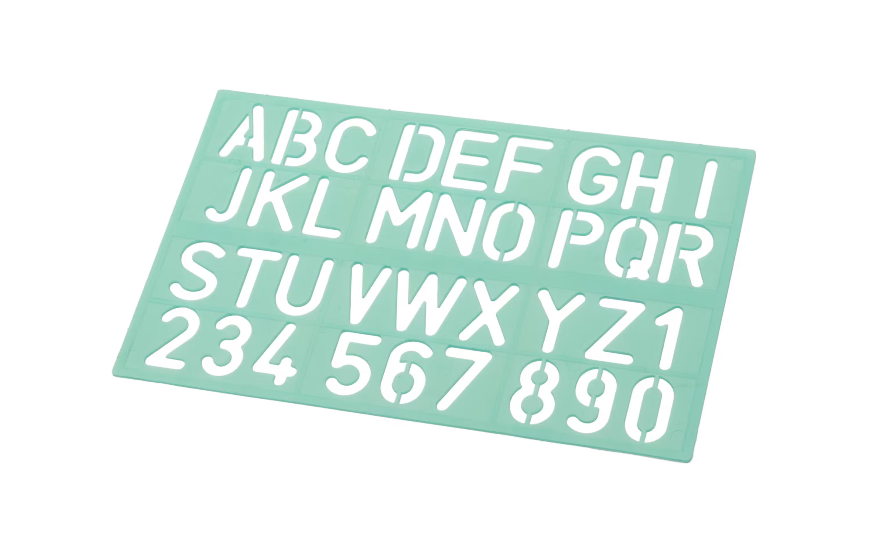 Linex: Schriftschablone Standart