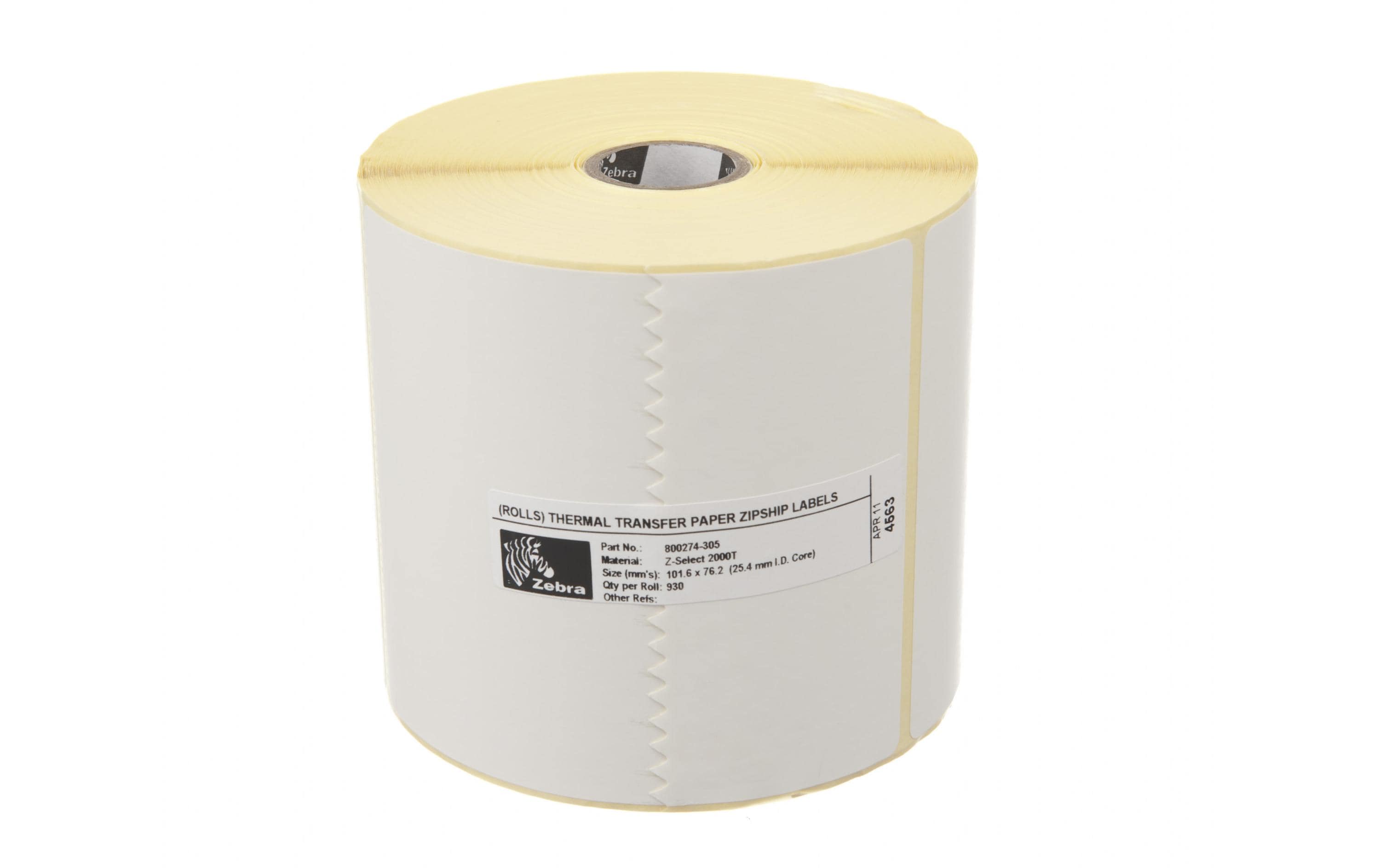 Zebra Etikette Thermo Transfer, 102x76mm