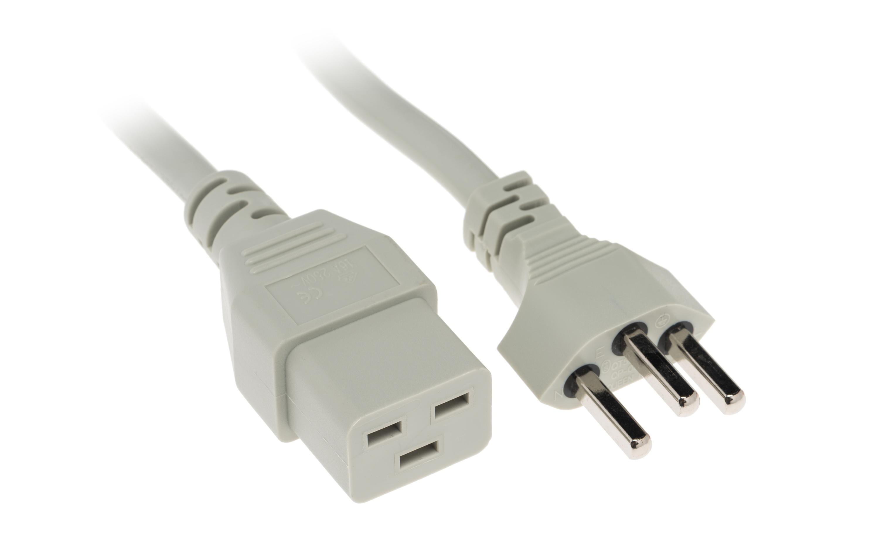 Diggelmann Netzkabel 2.5 m C19-T23