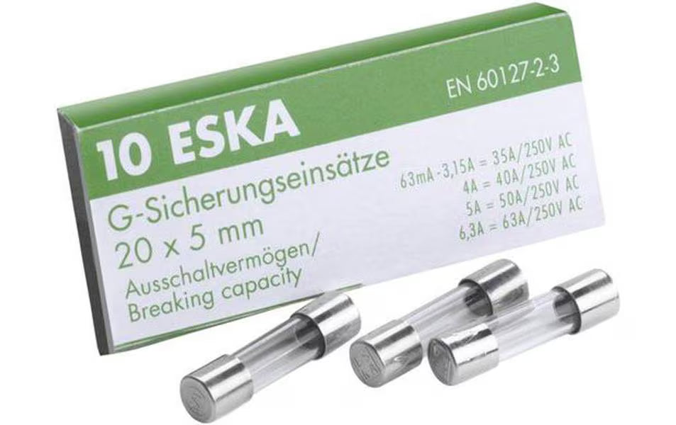 ESKA Feinsicherungen 5x20 FST 1.25A