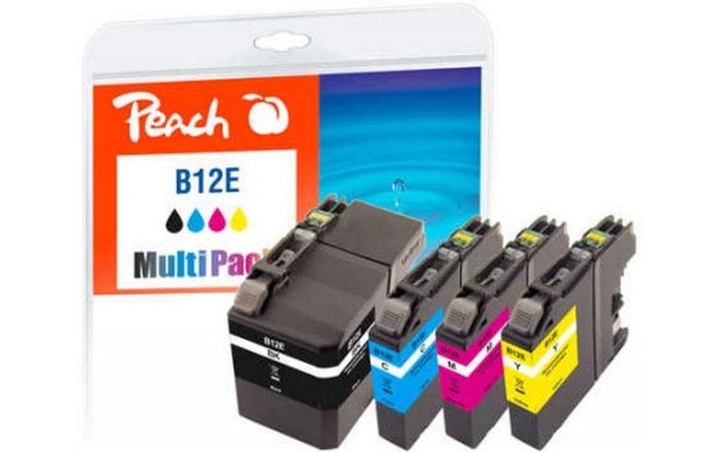 Peach Tinte Brother LC-12E MultiPack