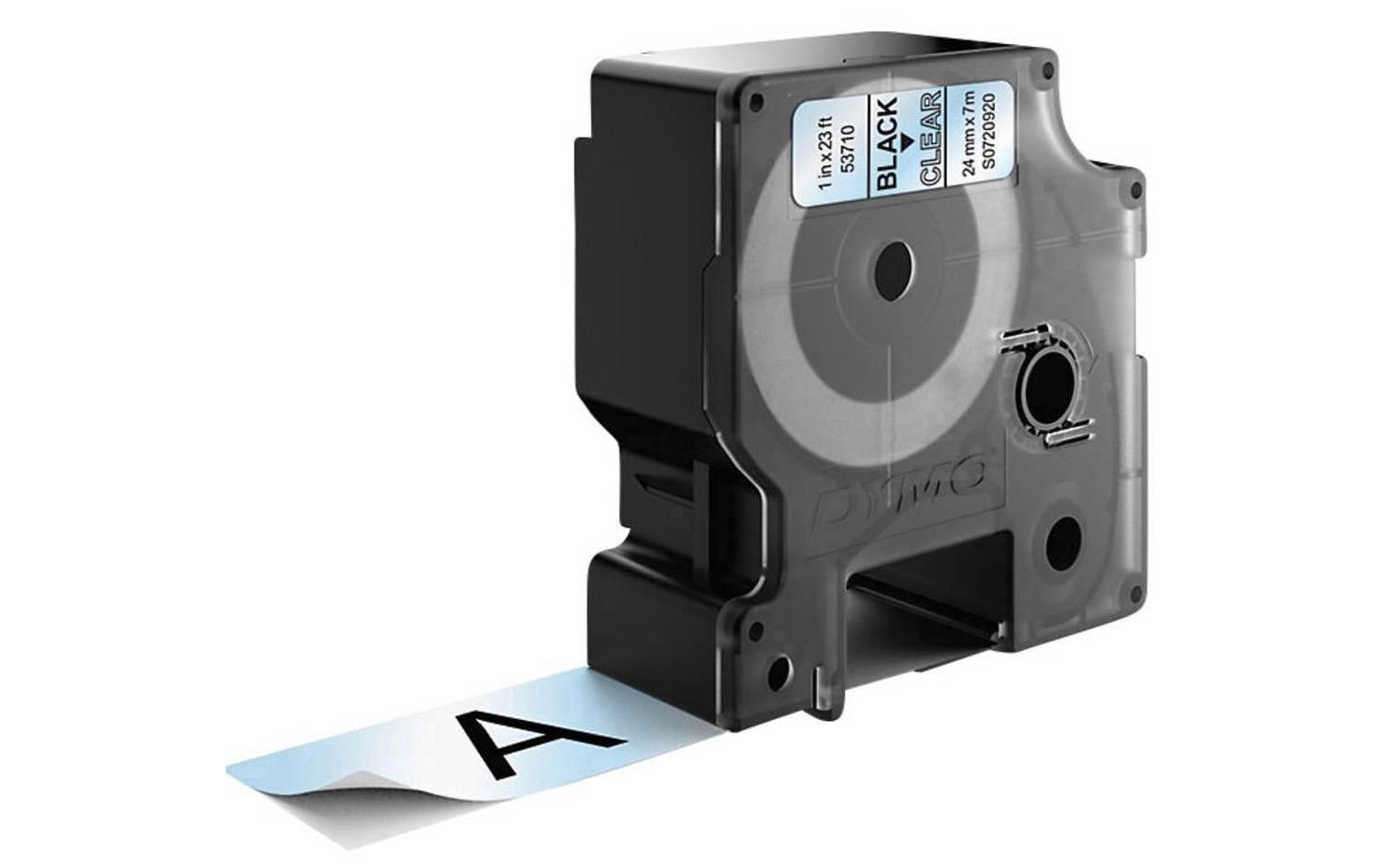Dymo Schriftband D1, 24mm x 7m, Band:transp